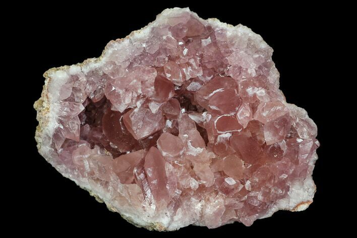 Pink Amethyst Geode Section - Argentina #113318